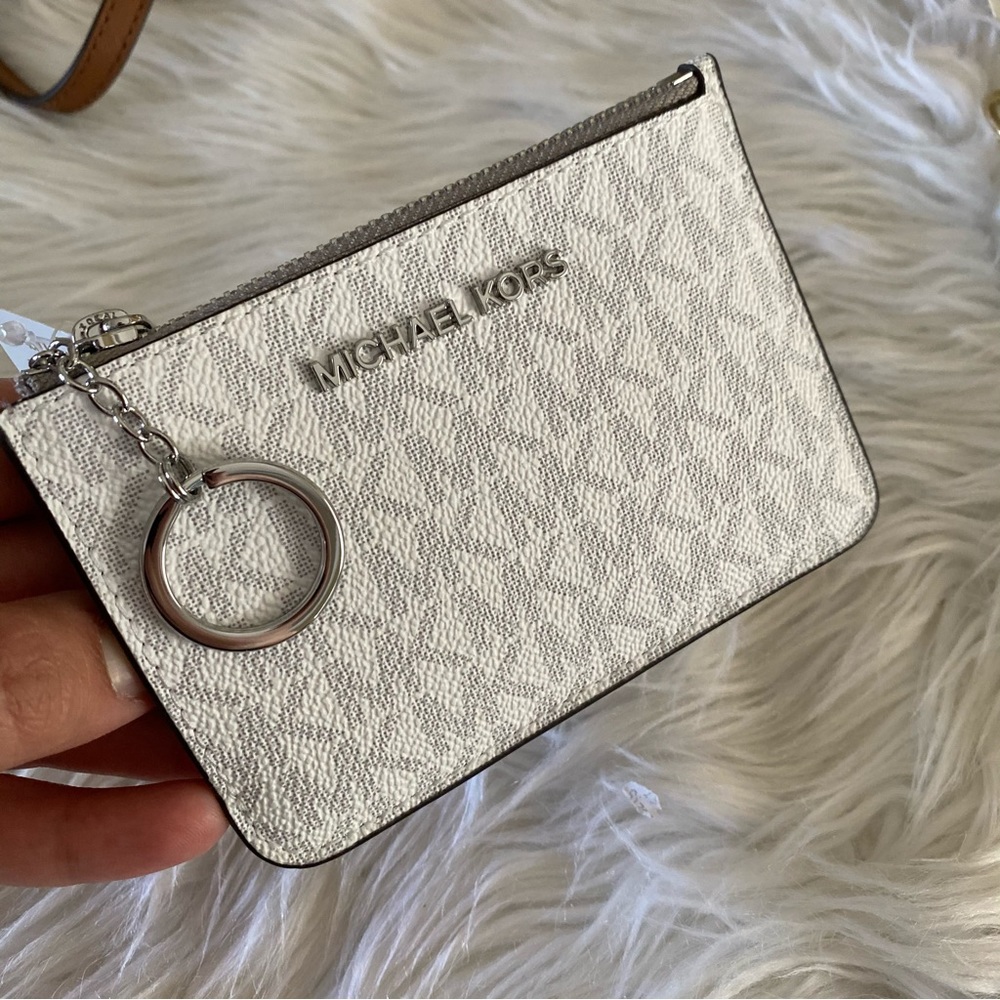 New Michael Kors jet set small coin pouch with ID wallet - Picture 6 of 15